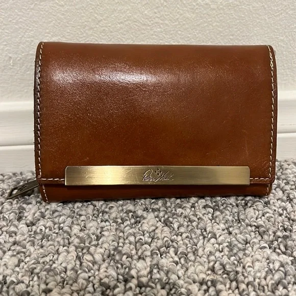 Patricia Nash Leather Trifold Wallet - Picture 1 of 6
